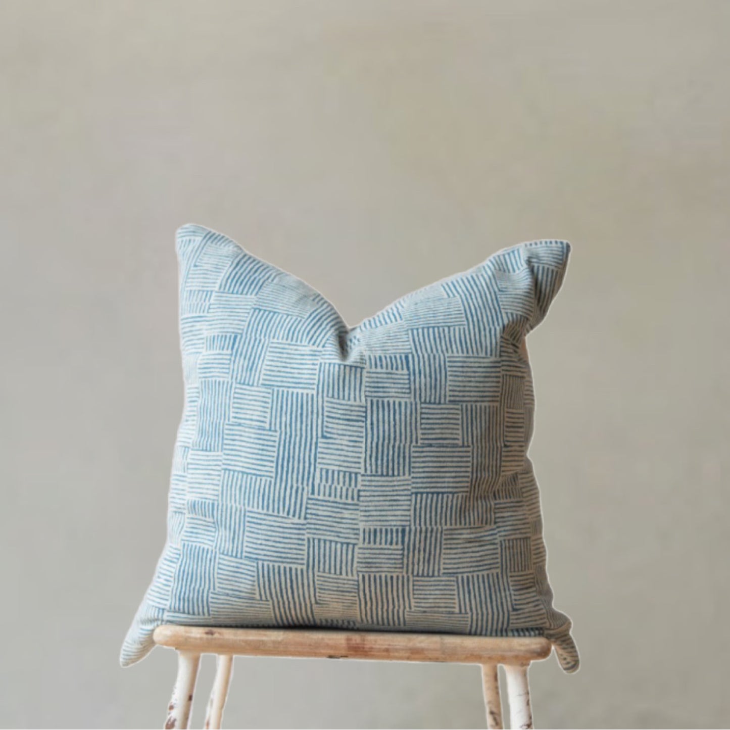 Blue and Cream Pillows | Blue and Cream Throw Pillows | souqdesign